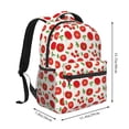 thumbnail image 2 of Balery Fresh Red Tomato Mochila Escolar Impresa, Mochila Ligera para Viajes Casual, Mochila Duradera y Cómoda Multifuncional, Mochila para Laptop-One Size, 2 of 5