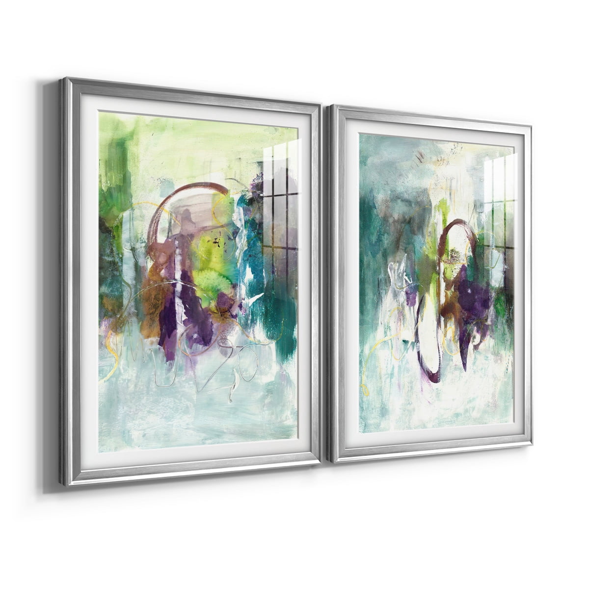 Wexford Home Moving On I Premium Framed Print, 18.5" x 24.5" - Ready to Hang, Silver (Set of 2)