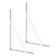 thumbnail image 2 of GROWTH TANK 2 Pcs Support d'Étagère Mural en Forme d'Angle 250x160x2mm, 2 of 9