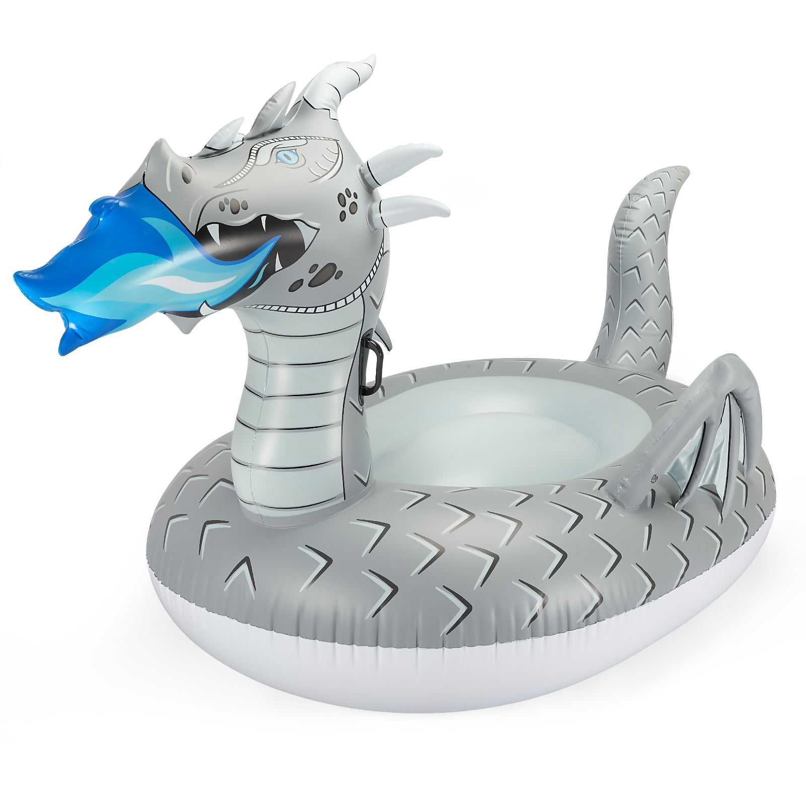 Giant Inflatable Dragon Pool Float, Dragon Raft with Faster Valve, Pool