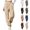 Beige, variant on PADFRYBK High Waist Sweatpants For Womens Cuff Leg Pants With Side Pockets Soft Workout Track Pants Casual Drawstring Elastic Joggers