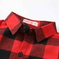 thumbnail image 4 of ANINEO Boys Button Down Shirt Kid Flannel Shirt Toddler Buffalo Plaid Shirt Boys Western Shirts Long Sleeve Shirt, 4 of 7