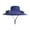 Blue, variant on Unisex Solar Powered Fan Sun Hat with Dual Fans for Fishing, Hiking, and Camping, Ventilated Wide Brim, UV Protection