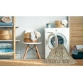 thumbnail image 2 of Ahgly Company Machine Washable Indoor Rectangle Traditional Brown Area Rugs, 2' x 5', 2 of 7