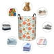 thumbnail image 4 of Fotbe Peach Cesto de Ropa con Asas, Cesto Impermeable de Gran Capacidad, Bolsa de Lavado para Dormitorio, Cesto de Ropa con Ruedas y Asas-Medium, 4 of 6