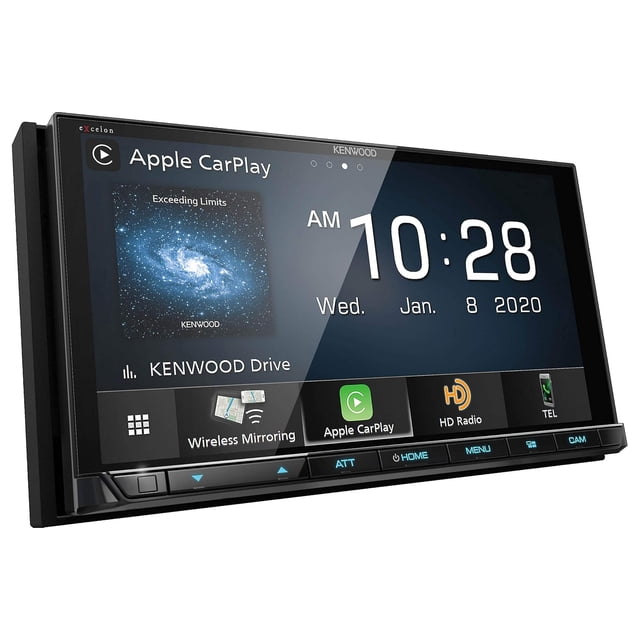 Reacondicionado Stereo Kenwood DMX957XR Pantalla 6.8 Android Apple