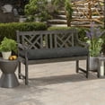 thumbnail image 2 of ARDEN Oceantex Outdoor Plush Classic Tufted Bench Cushion 48 x 18, Ink Charcoal Black, 2 of 7