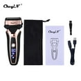 thumbnail image 1 of CkeyiN Men's Electric Shaver, Professional 3 Blades Rechargeable Waterproof Razor Machine with LED Display, 1 of 9