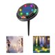 thumbnail image 4 of Lámpara De Decoración De Jardín De Plástico Resistente Al Agua, Luz Solar Subterránea, Paisaje De Césped, Luces Enterradas, Luces Solares Para Terrazas Al Aire Libre (10Led) Monstrate HA027728-02, 4 of 6