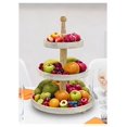 Curio 3Tier Wooden Serving Display Stand Multipurpose Tray for