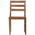thumbnail image 6 of Porter Designs Urban Solid Sheesham Wood Dining Chair, Brown (Set of 2), 6 of 10