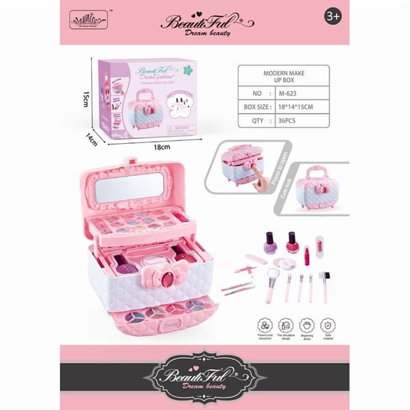 Set de cosméticos para niñas y niños con tocador
