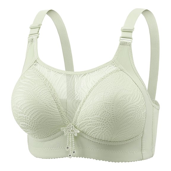 Cavosen Bras for Women Pack Plus Size Wireless Bras Push Up Full Coverage Lightly Padded Stretch Bralettes Spaghetti Strap Everyday Underwear