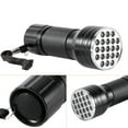 thumbnail image 4 of Linternas UV, Luz Negra Ultravioleta Portátil de aluminio 21 Linterta LED Lámpara de Luz Antorcha para Acampar Al Aire Libre, 4 of 7