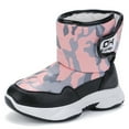 thumbnail image 1 of Children's Winter Solid Color Snow Boots Boys and Girls Non Warm Padded Thickened Boots, 1 of 9