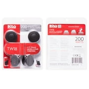 BOSS Audio Systems TW18 Car Audio Door Tweeters - 200 Watts Max, 1 Inch Polyimide Dome, Sold in Pairs, Hook Up To Stereo Speakers Amplifier, Component, Full Range