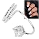thumbnail image 3 of Anillos de uñas con uñas adjuntas, anillo de uñas para mujer, anillo de decoración de uñas con diamantes de imitación, Accesorios de uñas, anillos de uñas con diamantes de, 3 of 7