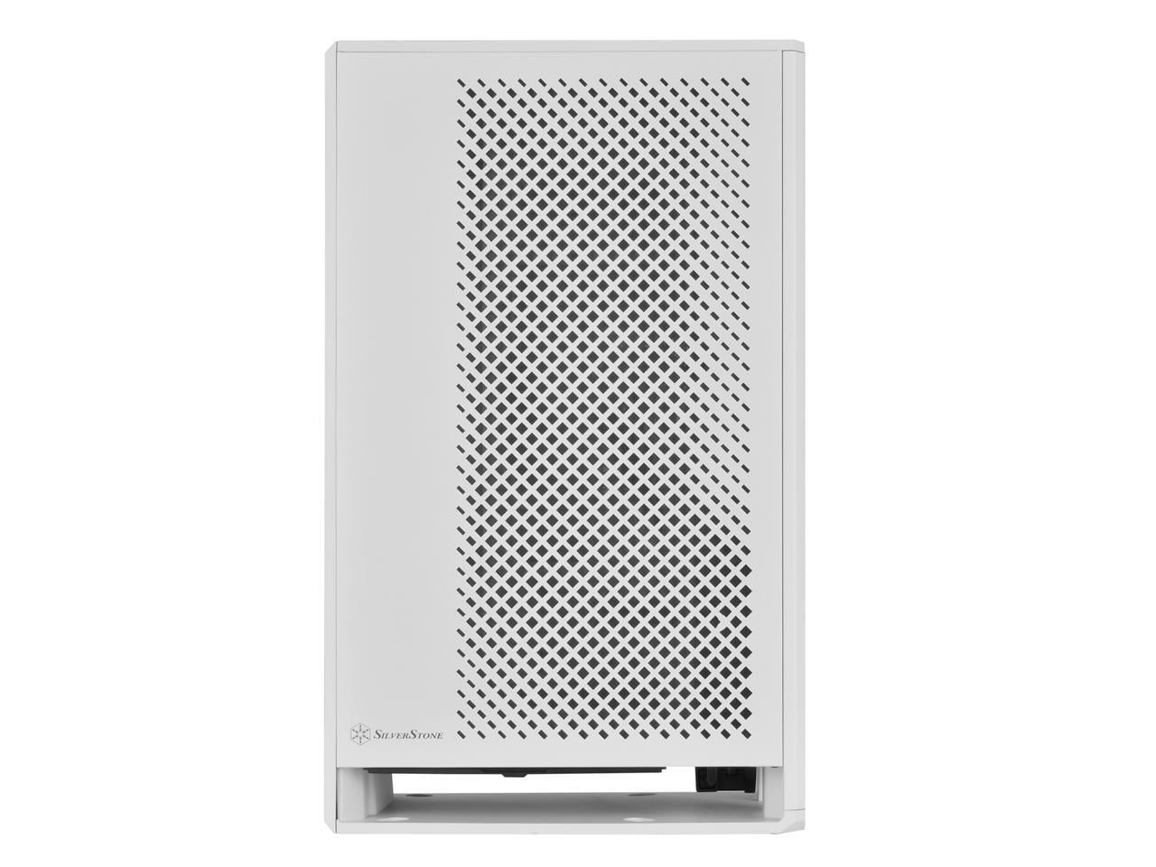 SilverStone Technology SG16W Sugo 16 Mini-ITX Cube Chassis with All Steel Construction, White