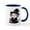 White/Navy Inside, variant on CafePress - Axolotl Witch Cute Halloween - 11 oz Ceramic Mug - Novelty Coffee Tea Cup