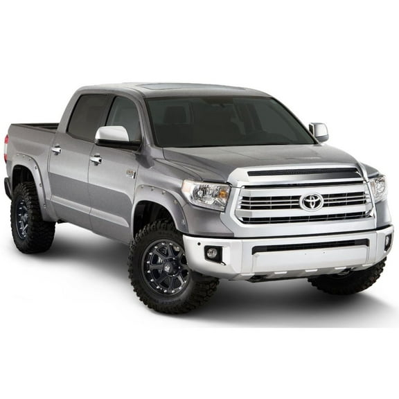 Bushwacker 16-18 Toyota Tundra Fleetside Pocket Style Flares 4pc 66.7/78.7/97.6in Bed - Silver Sky