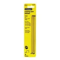 STANLEY 15-061 6-1/2-Inch 4-Pack Coping Saw Blades