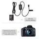 thumbnail image 4 of Batería ficticia PD Cable USB tipo C a DR-E10 Dummy Battery DC Coupler LP-E10 Reemplazo para Canon EOS Rebel T7 T6 T5 T3 Kiss X50 X70 EOS 1100D 1200D 1300D 1500D 2000D Andoer Batería ficticia, 4 of 6