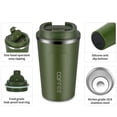 thumbnail image 3 of Taza térmica de acero inoxidable para café, termo de viaje, 510 ml/380 ml, para vacío, 3 of 5