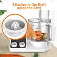thumbnail image 4 of Food Processor Citrus Juicer Attachment - Replacement Parts for NutriChef Multifunction Food Processor Model Number: NCFP8, 4 of 7