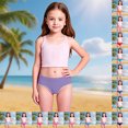 thumbnail image 5 of Bigetiay Girls Swim Bottom UPF 50+ Solid Color Girls Summer Swimwear, Size 2-3 Years, 5 of 6