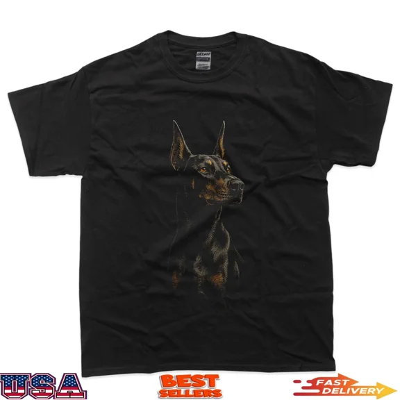 Doberman Dog Gift Lover for Men Women Dog Mom Dad Owner T-Shirt