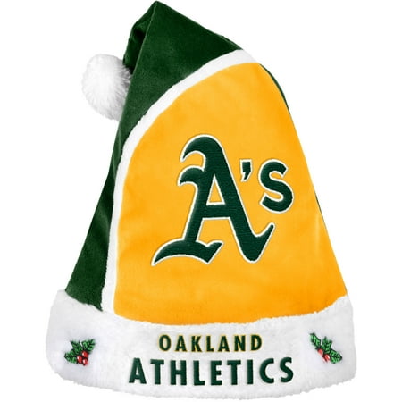 Forever Collectibles MLB 2015 Santa Hat, Oakland Athletics