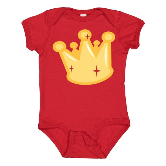 Inktastic Gold Crown Boys or Girls Baby Bodysuit