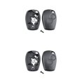 thumbnail image 1 of relayinert Car Key Shell Vehicle 2 Buttons Case Portable Automobile Modification Repair Upgrade Replacement for Clio/ for Modus/Kangoo 2Set, 1 of 5