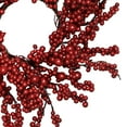 thumbnail image 3 of Northlight Berries Artificial Christmas Twig Wreath - 16" - Red - Unlit, 3 of 6