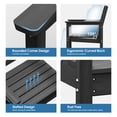 thumbnail image 6 of MUCHENGHY Set of 2 HDPE Patio Dining Chairs, Heavy-Duty Outdoor Armchairs, Black, 6 of 8