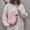 Pink#852, variant on Cadorn Canvas Cartoon Dinosaur Crossbody Bag Cute 3D Animal Print Shoulder Bag for Women Casual Daily Use School Shopping and Outdoor Activities