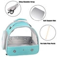 thumbnail image 3 of Halinfer Small Bird Carrier Cage, Portable Bag to Carry Parakeet Budgies with Stand, Green, 3 of 5