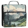 thumbnail image 5 of FORMRS Zipper Binder with Shoulder Strap 2-inch Ring 500 Sheet Capacity File Bag, Watercolor Mountatin, 5 of 5