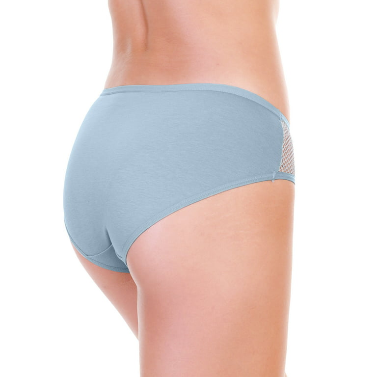 Angelina Cotton Bikini Panties with Ruched Center Back (12-Pack), #G68 –  VIDA Enterprise Corp.