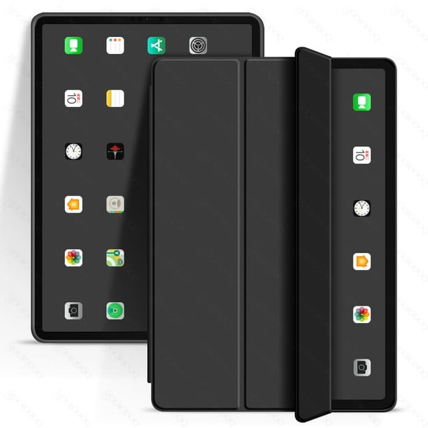 Funda ipad 10.2 pulgadas 9th generación ipad 8a 7a 6a generación pro 9.7 air 5 1 2 3 4 mini 6 5 4 3 2 ultra delgado suave cuero pu flip soporte de silicona funda protectora