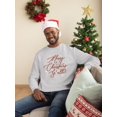 thumbnail image 2 of Merry Christmas Y'all Candy Cane Men's Sweatshirt, 2 of 4