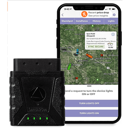 LandAirSea Sync GPS Tracker - 4G LTE Real Time Tracking. Fleet Tracker. $8.95 Monthly Subscription Required