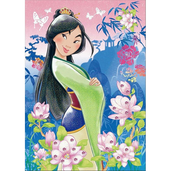Princess  Diamond Painting Kits,Anime Diamond Art Kits Round Full Drill,DIY 5D Diamond Painting Kits for Adults Kids Home Wall Decor 12"x16"