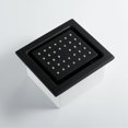 thumbnail image 3 of Juego de ducha con rociador lateral, cabezal de ducha de latón negro, accesorios para grifos de Spa, ducha montada en la pared, rociador lateral ajustable, 120x130mm, 1 ud., 3 of 4