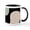 White/Black Inside, variant on CafePress - Aesthetic Boho Geometric Abstract Shapes Pattern Mugs - 11 oz Ceramic Mug - Novelty Coffee Tea Cup