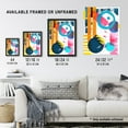 Artery8 Bright Colourful Patterns Circles Abstract Boho Living Room
