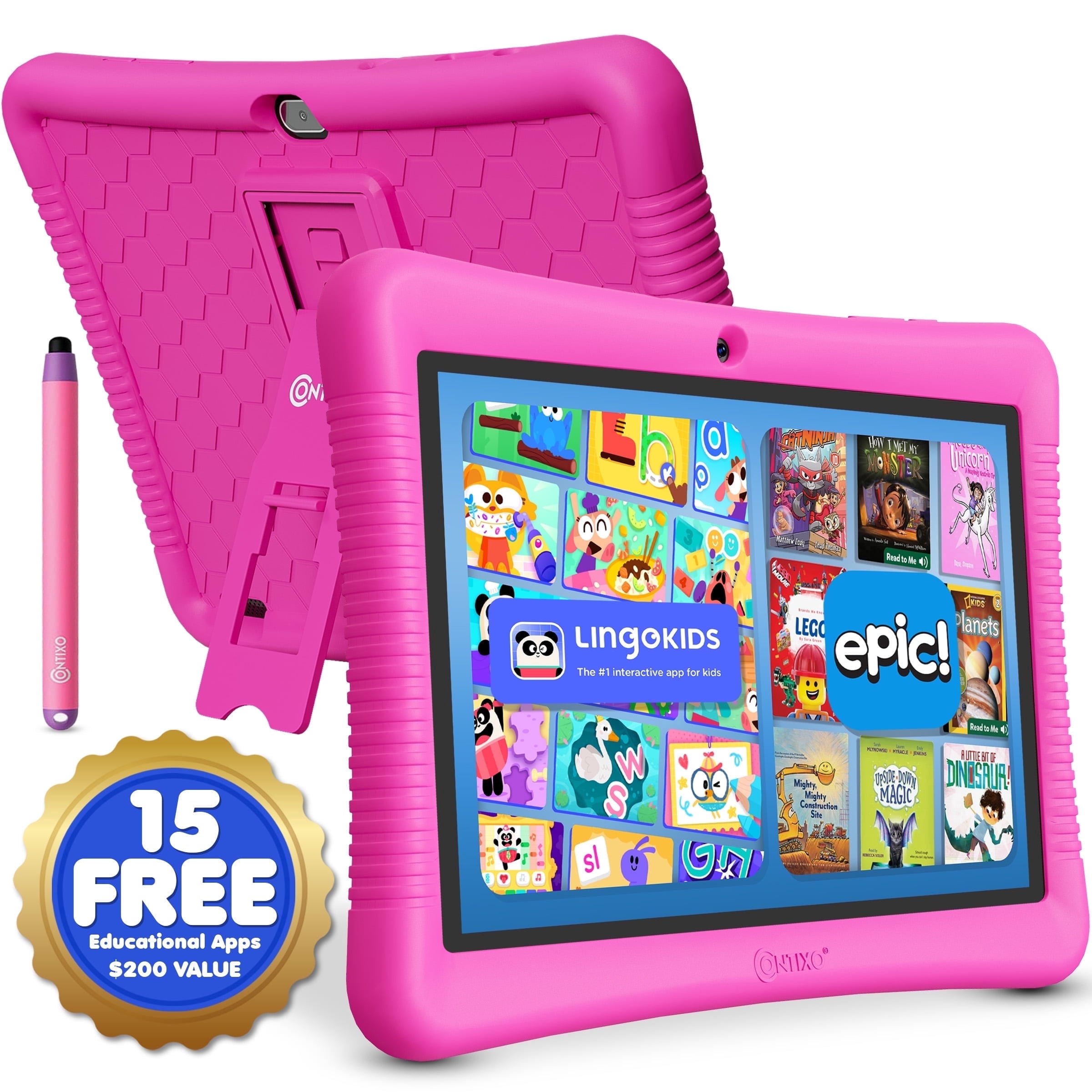 Plimpton Kids 10 Tablet, Android 13, 2GB RAM 32GB Storage, WiFi 6