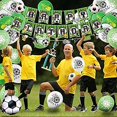 thumbnail image 5 of 40 Pices Fournitures De Fte De Football, Dcorations De Fte Thme D'anniversaire De Football, Ensemble De Dcorations De Gteau De Bannire De Ballons, 5 of 5