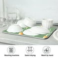 thumbnail image 4 of Iauyy Dish Drying Mat for Kitchen Counter, Super Absorbent & Hanging 16x18 / 18x24 Inch (S/M) Baby Carrots, 4 of 8
