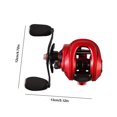 thumbnail image 3 of Pesca Carrete Alta Velocidad Baitcasting Mano Derecha Izquierda, 3 of 9